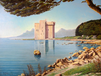 Zeitgenössisches Werk mit dem Titel « Ile St Honorat », Erstellt von LAULPIC