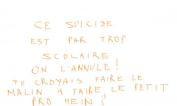 Zeitgenössisches Werk mit dem Titel « trouvez le titre vous même! j'en ai marre là, y en a des qui se foutent de ma gueule, c'est pas gentil », Erstellt von DAVID SROCZYNSKI