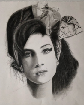 Zeitgenössisches Werk mit dem Titel « Amy », Erstellt von FRANK