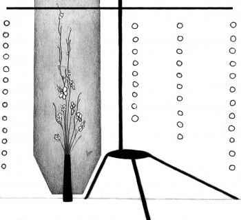 Zeitgenössisches Werk mit dem Titel « Grisaille », Erstellt von DOMITILLE