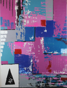 Zeitgenössisches Werk mit dem Titel « TABLEAU MODERNE ABSTRAIT 58 », Erstellt von PATRICE PAINTING