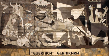 Zeitgenössisches Werk mit dem Titel « Guernica'rt », Erstellt von NONO DIGITAL ART