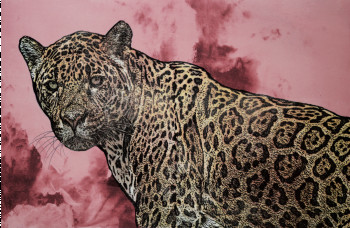 Zeitgenössisches Werk mit dem Titel « Jaguar », Erstellt von JACKY ROUGET