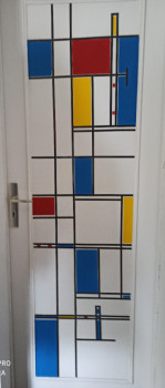 Zeitgenössisches Werk mit dem Titel « j aime MONDRIAN », Erstellt von EMILIO PILATO