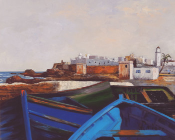 Zeitgenössisches Werk mit dem Titel « Essaouira », Erstellt von PATRICK LEMIERE