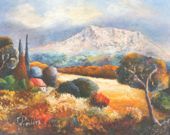 Zeitgenössisches Werk mit dem Titel « Sainte victoire », Erstellt von PATRICK LEMIERE