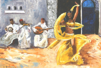 Zeitgenössisches Werk mit dem Titel « Danseuse Marocaine », Erstellt von PATRICK LEMIERE