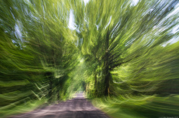 Zeitgenössisches Werk mit dem Titel « psychedelic road », Erstellt von JMLPYT PHOTOGRAPHY