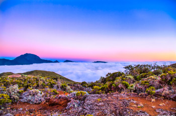 Zeitgenössisches Werk mit dem Titel « Mer de nuages », Erstellt von JMLPYT PHOTOGRAPHY