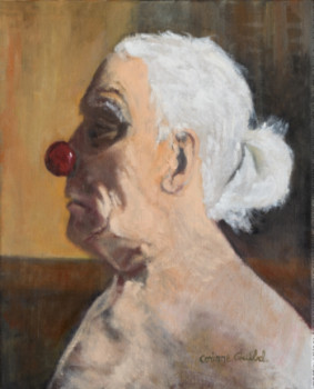 Zeitgenössisches Werk mit dem Titel « clown », Erstellt von CORINNE QUIBEL