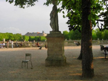 Zeitgenössisches Werk mit dem Titel « Jardin de Luxembourg 10 », Erstellt von OLEG HASLAVSKY