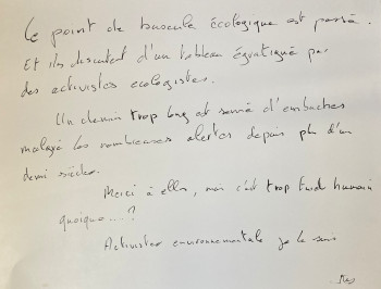 Zeitgenössisches Werk mit dem Titel « Trop tard ? », Erstellt von NICOLAS D