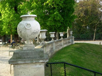 Zeitgenössisches Werk mit dem Titel « Jardin de Luxembourg 11 », Erstellt von OLEG HASLAVSKY