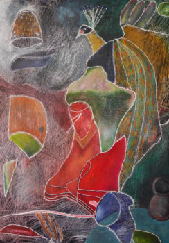 Zeitgenössisches Werk mit dem Titel « JAZZ PAINTING 22 », Erstellt von RAMON LOPEZ