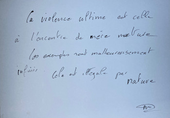 Zeitgenössisches Werk mit dem Titel « Illégale », Erstellt von NICOLAS D