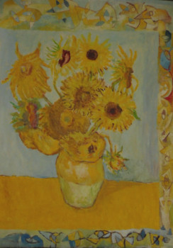 Zeitgenössisches Werk mit dem Titel « TOURNESOL 1 », Erstellt von FAYARD