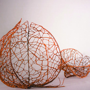 Zeitgenössisches Werk mit dem Titel « Physalis », Erstellt von MYRIAM ROUX