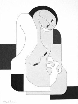 Zeitgenössisches Werk mit dem Titel « Me-Time », Erstellt von HILDEGARDE HANDSAEME