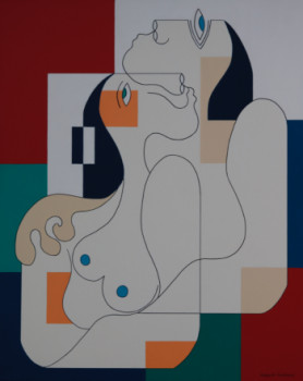 Zeitgenössisches Werk mit dem Titel « La Sérénité », Erstellt von HILDEGARDE HANDSAEME