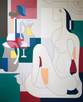 Zeitgenössisches Werk mit dem Titel « Une femme naturelle », Erstellt von HILDEGARDE HANDSAEME