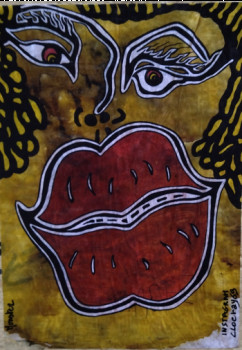 Zeitgenössisches Werk mit dem Titel « Lips », Erstellt von CLOERAY69