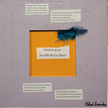 Zeitgenössisches Werk mit dem Titel « Sonnet pour la ville de La Mure », Erstellt von CHLOé LAROCHE