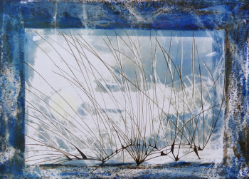 Zeitgenössisches Werk mit dem Titel « Willows in Winter, Saules d'Hiver », Erstellt von VALENTINE CARRE