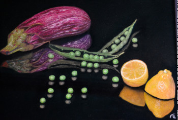 Zeitgenössisches Werk mit dem Titel « Légumes 2 », Erstellt von FRANCIS RIANCHO