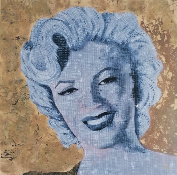 Zeitgenössisches Werk mit dem Titel « Marylin, tout simplement », Erstellt von ANNE ROBIN