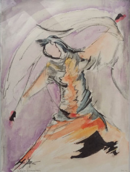 Zeitgenössisches Werk mit dem Titel « danseuse », Erstellt von JEAN MARIE SCHROETTER