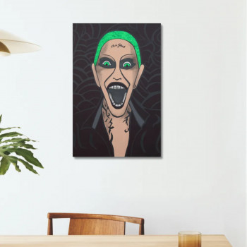 Zeitgenössisches Werk mit dem Titel « Tableau Pop Art Batman Acid Joker », Erstellt von NATHALIE LATIL