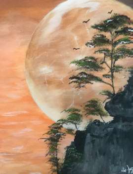 Zeitgenössisches Werk mit dem Titel « la lune », Erstellt von HESSE