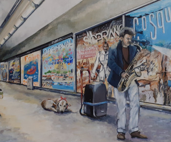 Zeitgenössisches Werk mit dem Titel « Marseille underground », Erstellt von FRANCIS STANZIONE