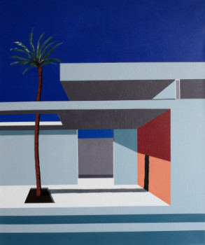 Zeitgenössisches Werk mit dem Titel « Le Corbusier 2 », Erstellt von PADDY