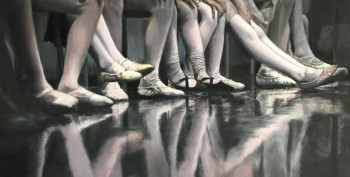 Zeitgenössisches Werk mit dem Titel « Ballerines », Erstellt von MARIE NOëL GOUëT