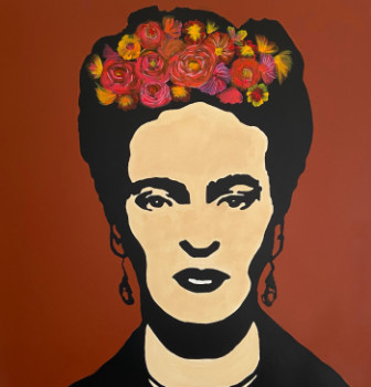 Zeitgenössisches Werk mit dem Titel « Frida 2 », Erstellt von JA