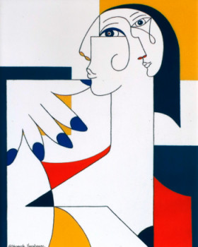 Zeitgenössisches Werk mit dem Titel « Hi Five! », Erstellt von HILDEGARDE HANDSAEME