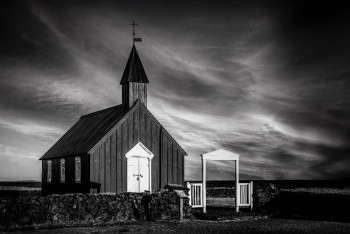 Zeitgenössisches Werk mit dem Titel « The Black Church », Erstellt von FRéDéRIC FOUSSIER