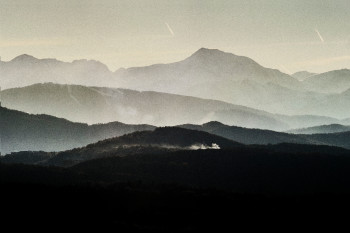 Zeitgenössisches Werk mit dem Titel « Le Langhe piemontesi », Erstellt von ALEPH UTEZA LYSIMAQUE