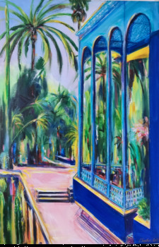 Zeitgenössisches Werk mit dem Titel « Jardin Majorelle », Erstellt von CLICKART+