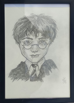 Zeitgenössisches Werk mit dem Titel « Harry Potter », Erstellt von ARTISTE.AA