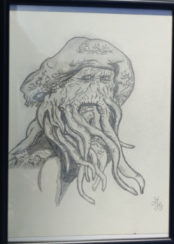 Zeitgenössisches Werk mit dem Titel « Davy Jones », Erstellt von ARTISTE.AA