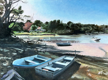 Zeitgenössisches Werk mit dem Titel « Cape Neddick Harborside 2 », Erstellt von ARNAUD FEUGA