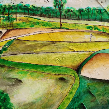 Zeitgenössisches Werk mit dem Titel « Golf 4 », Erstellt von JULIEN ABSTRAIT