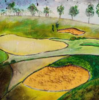 Zeitgenössisches Werk mit dem Titel « Golf 2 », Erstellt von JULIEN ABSTRAIT