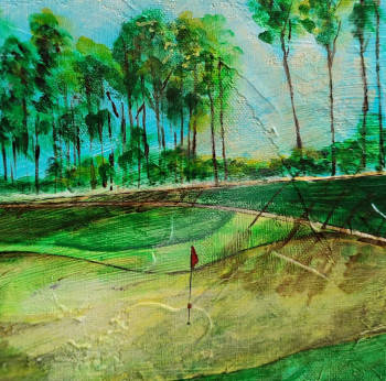 Zeitgenössisches Werk mit dem Titel « Golf 6 », Erstellt von JULIEN ABSTRAIT