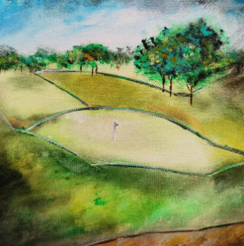 Zeitgenössisches Werk mit dem Titel « Golf 1 », Erstellt von JULIEN ABSTRAIT