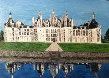 Zeitgenössisches Werk mit dem Titel « Château de CHAMBORD », Erstellt von JEAN PIERRE SALLE