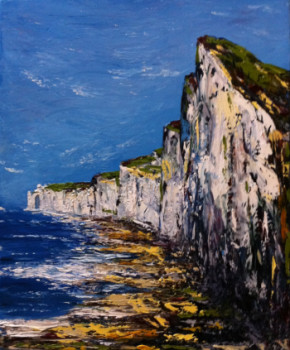 Zeitgenössisches Werk mit dem Titel « ETRETAT », Erstellt von JEAN PIERRE SALLE