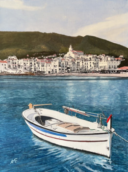 Zeitgenössisches Werk mit dem Titel « Cadaqués », Erstellt von ARNAUD FEUGA